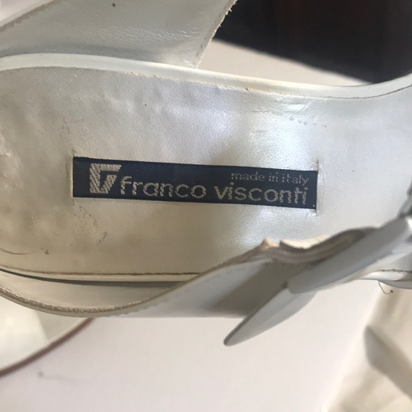 “FRANCO VISCONTI” Italian White Ladies Shoes. - Picture 4 of 10